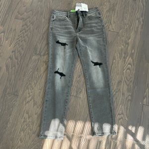 NWT sandrine rose distressed jeans